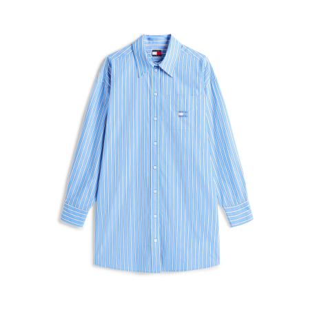 Tommy Jeans Tommy Jeans Blousejurk blauw / wit