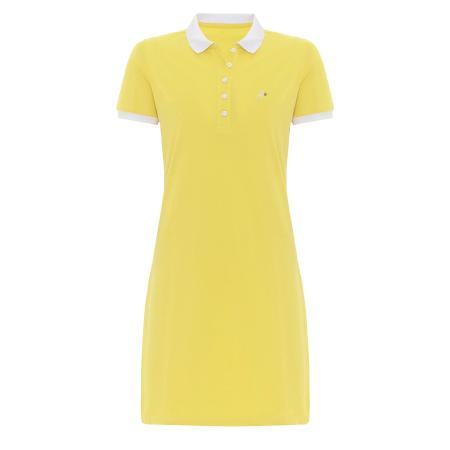 Moxx Paris Moxx Paris Jurk lichtgeel / wit