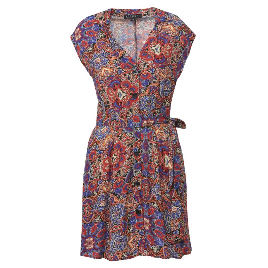 KOROSHI KOROSHI Jurk gemengde kleuren -