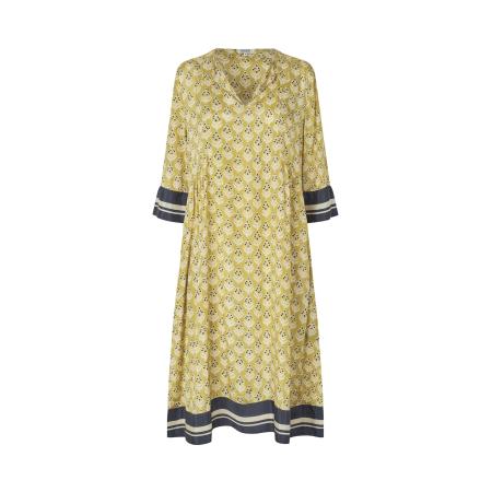 Masai Masai Zomerjurk MaNorberta crème / blauw / riet