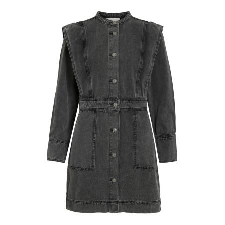 ROUGE EDIT ROUGE EDIT Jurk zwart gemêleerd