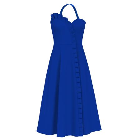 Goddiva GODDIVA Jurk royal blue/koningsblauw