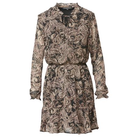 KOROSHI KOROSHI Jurk bruin / zwart