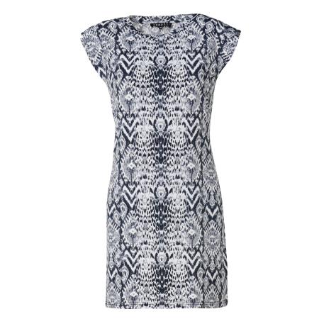 KOROSHI KOROSHI Jurk lichtgrijs / zwart