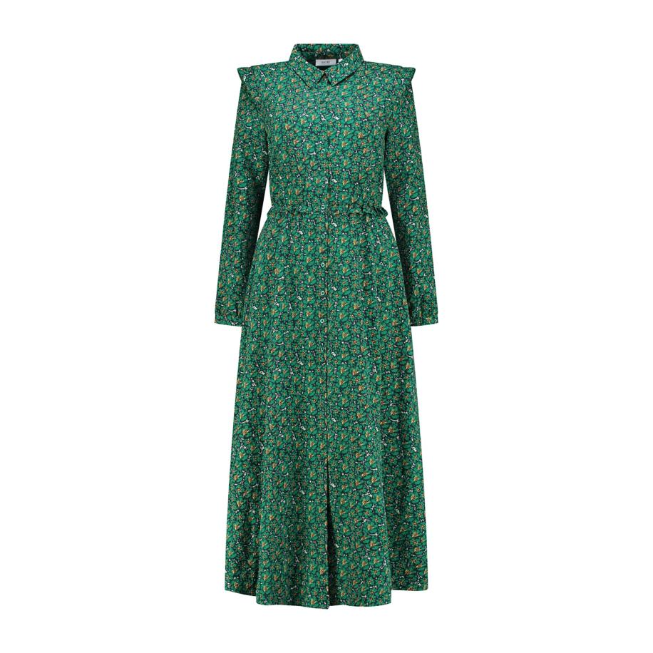 Shiwi Shiwi Blousejurk Calama navy / geel / groen / pastelgroen -