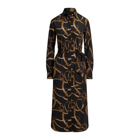 Lauren Ralph Lauren Lauren Ralph Lauren Blousejurk cappuccino / zwart