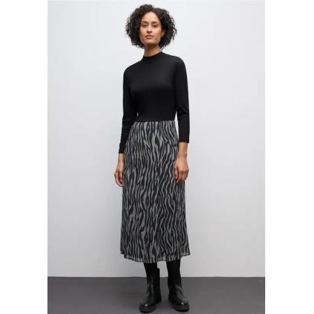 Street One Geplooide chiffon jurk