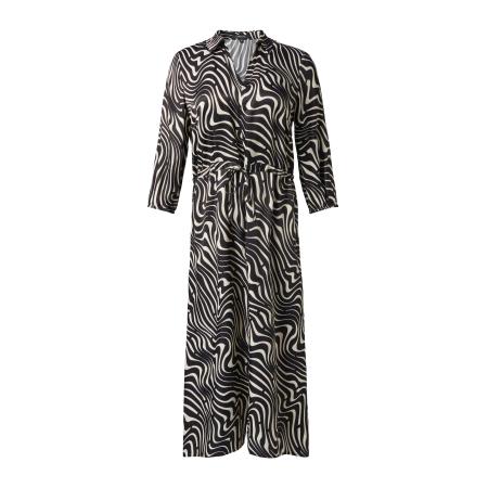 Comma COMMA Blousejurk greige / zwart