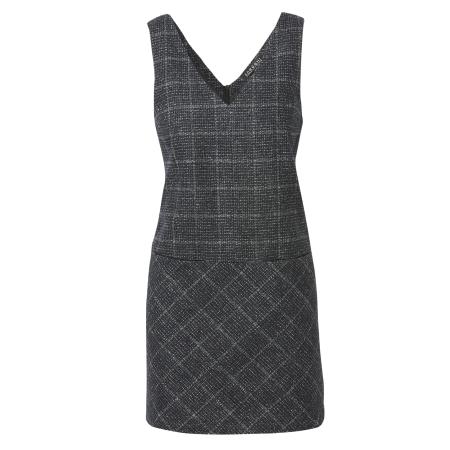 KOROSHI KOROSHI Jurk grijs / zwart