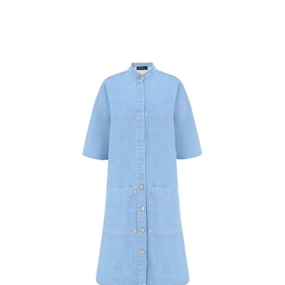 FRESHLIONS FRESHLIONS Jurk Josy lichtblauw -