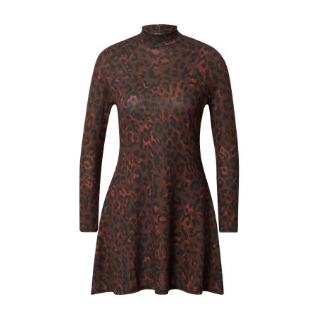 Oasis Oasis Jurk donkerbruin / rood gemêleerd / zwart