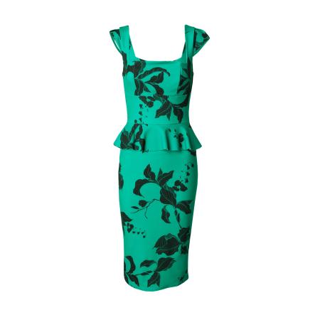 WAL G. WAL G. Jurk MAY groen / zwart