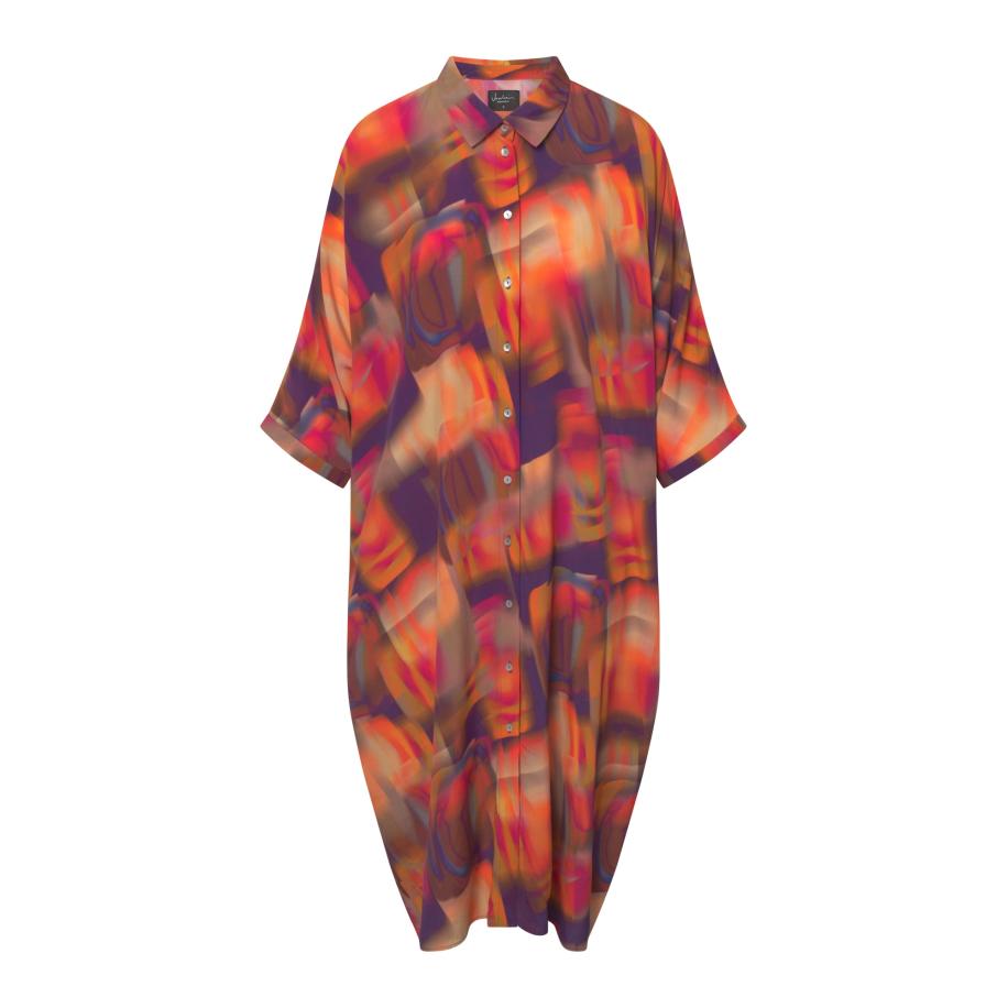 Jascha Stockholm Jascha Stockholm Jurk Oversized Air oranje -