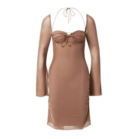 Edikted Jurk Allegra bruin