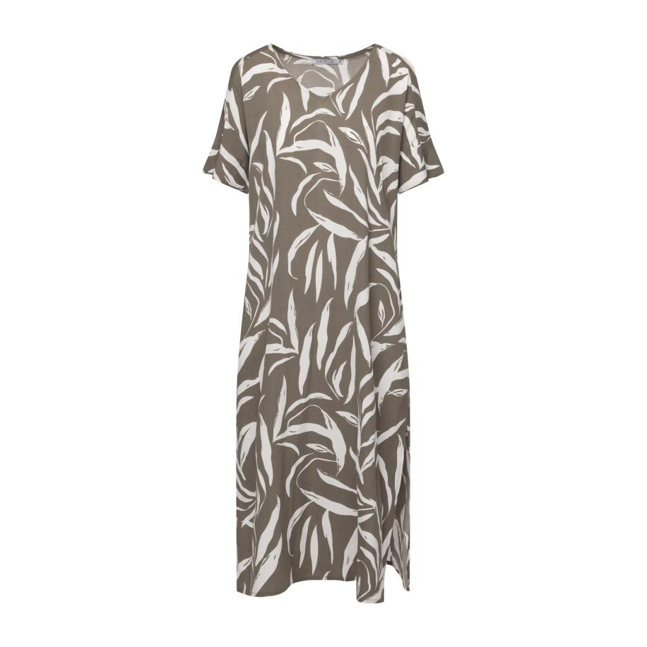 Quiosque Quiosque Jurk bruin / wit -
