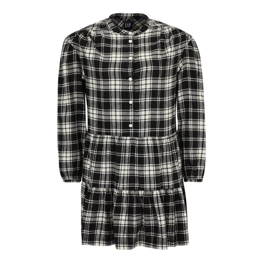GAP Gap Petite Blousejurk zwart / wit -