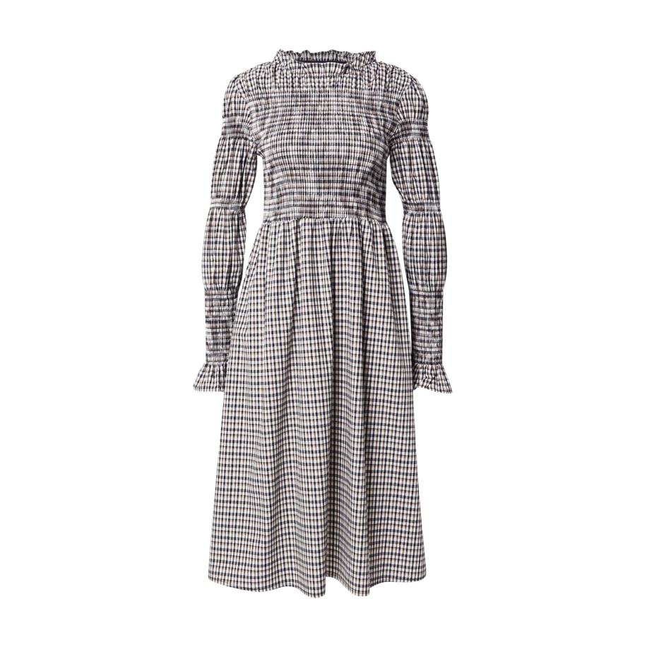 YAS YAS Jurk YASCHEMMA camel / zwart / wit -