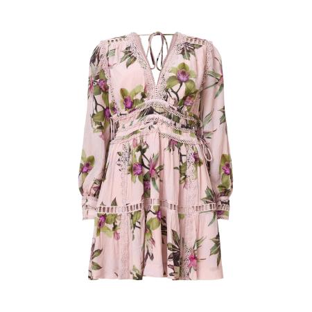 AllSaints AllSaints Jurk XANTHE groen / olijfgroen / lila / oudroze