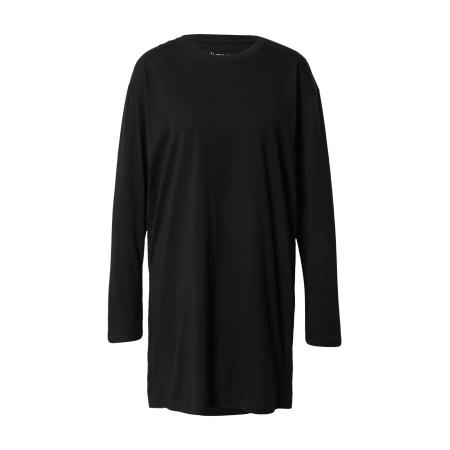 Nasty Gal Jurk Motorcycle abrikoos / zwart / wit