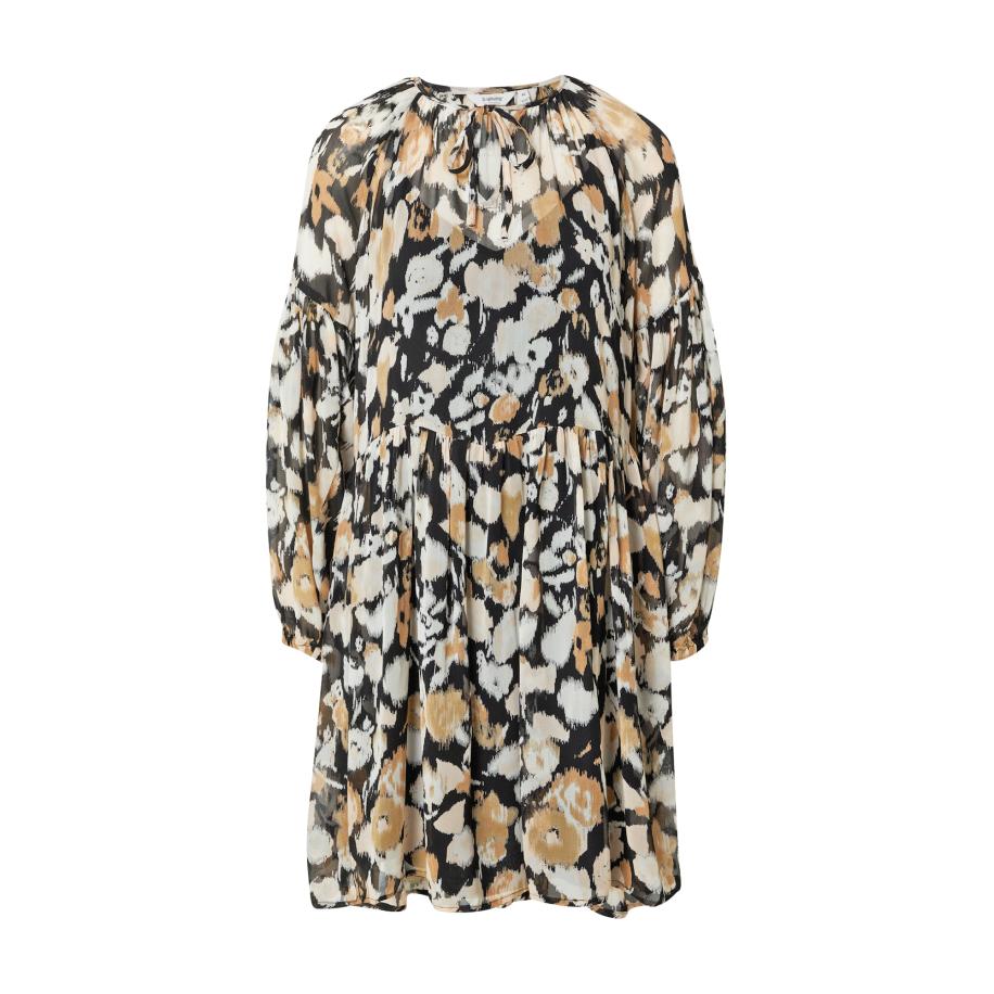 b.young b.young Jurk FIBBA lichtbeige / zwart / wit -