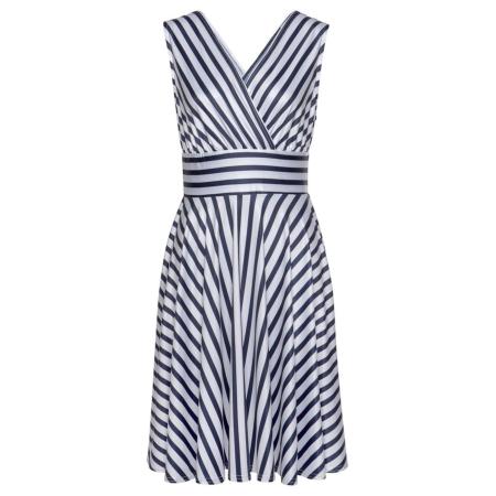 Lascana LASCANA Jurk blauw / wit