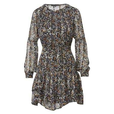 KOROSHI KOROSHI Jurk gemengde kleuren / zwart