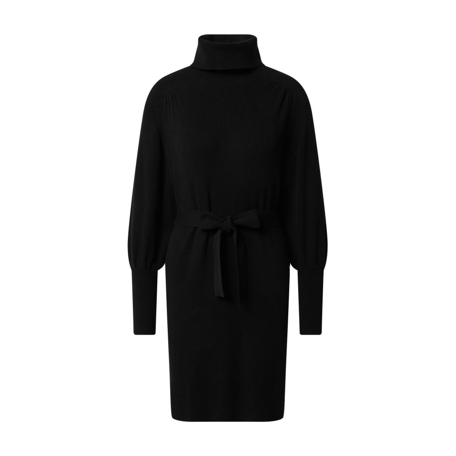 EDITED EDITED Gebreide jurk Malene zwart -