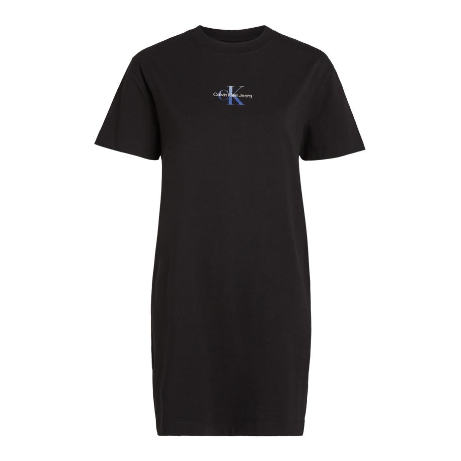 Calvin Klein Calvin Klein Jeans Jurk royal blue/koningsblauw / lichtblauw / zwart / wit -