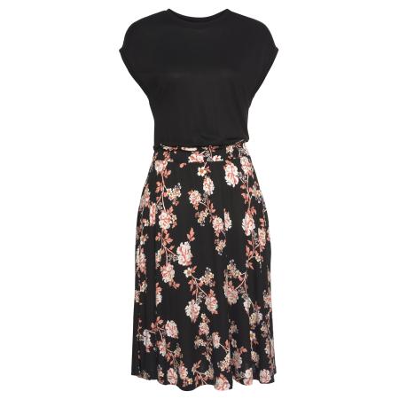 Lascana LASCANA Jurk oranje / zwart