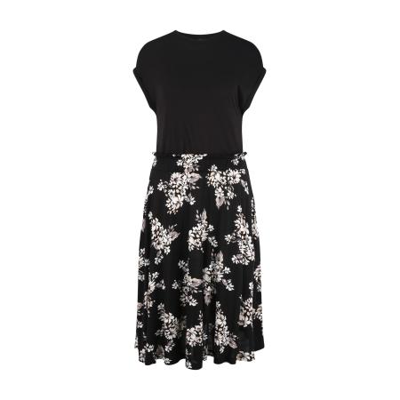 Lascana LASCANA Jurk beige / nude / zwart / wit