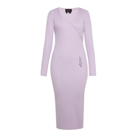 NAEMI NAEMI Gebreide jurk pastellila