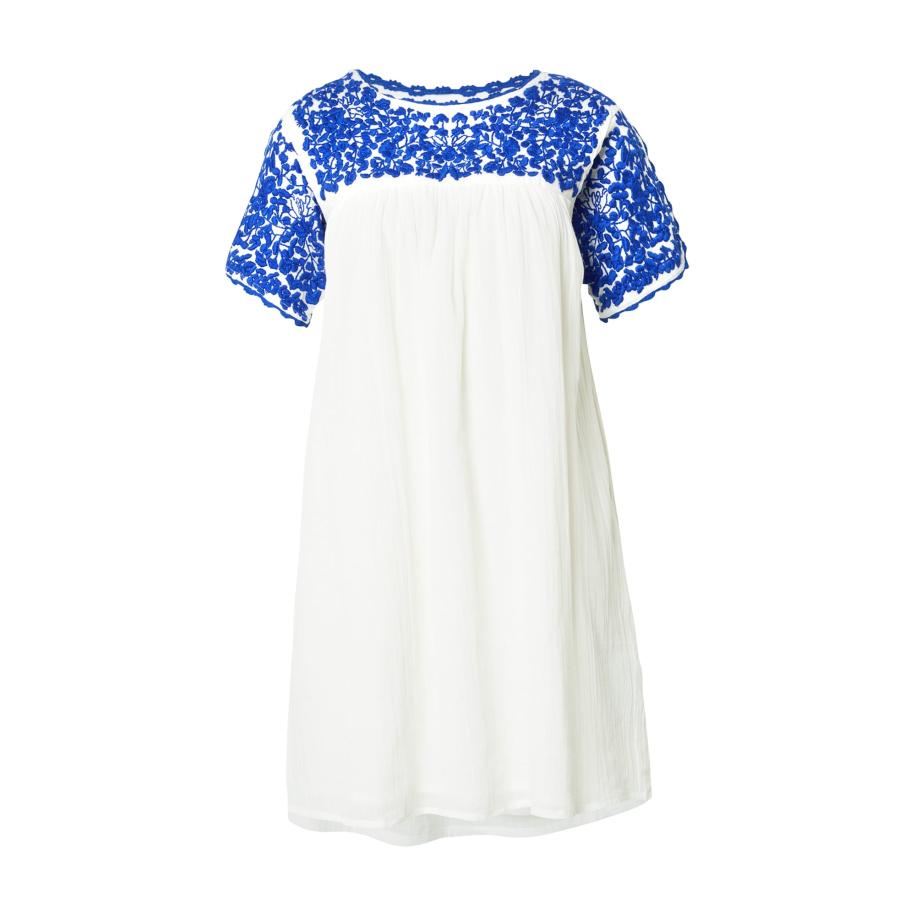 Lollys Laundry Lollys Laundry Zomerjurk Yugida blauw / wit -