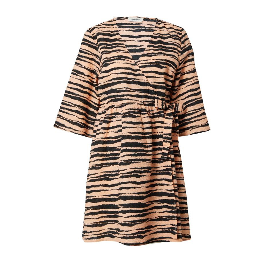 Modström modström Jurk Dasia pasteloranje / zwart -