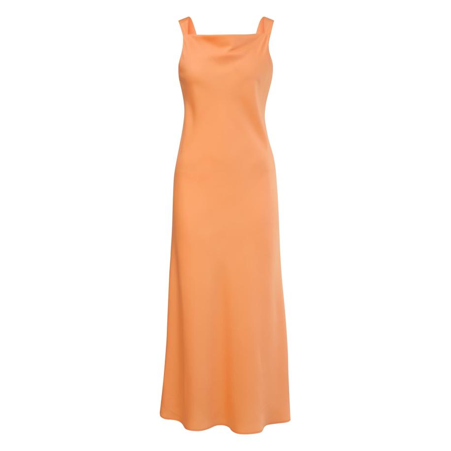 Comma COMMA Jurk oranje -