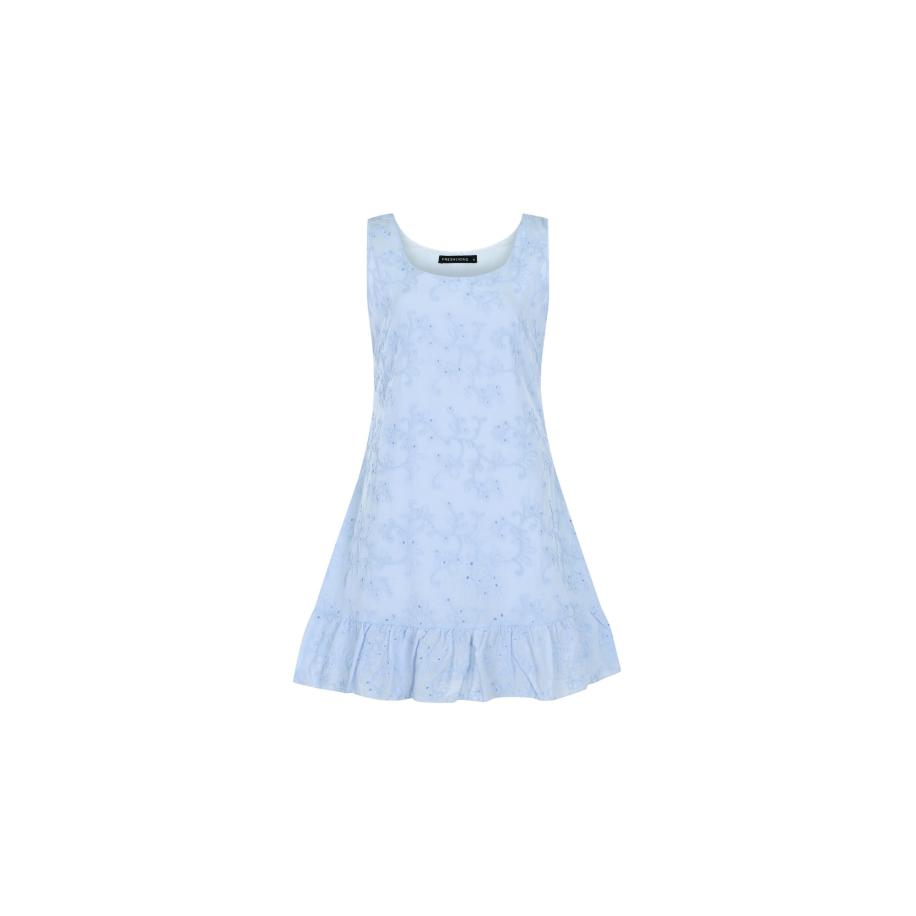 FRESHLIONS FRESHLIONS Jurk Avery blauw -