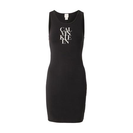 Calvin Klein Calvin Klein Jeans Jurk zwart / wit