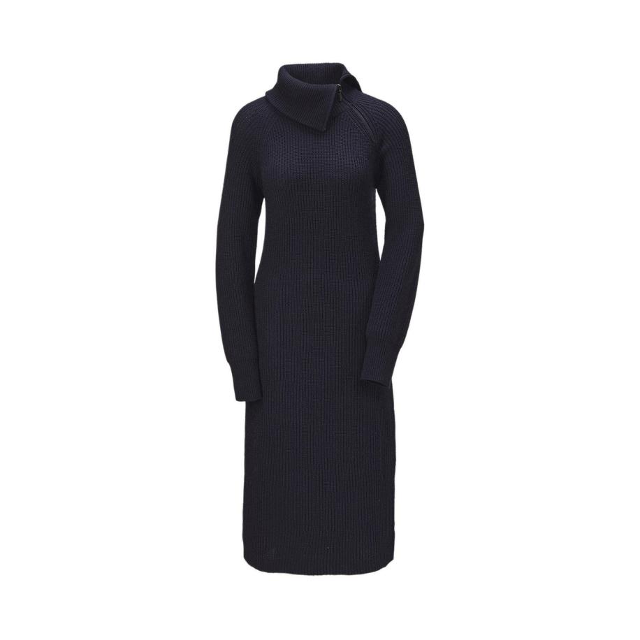Goldner Goldner Gebreide jurk marine -