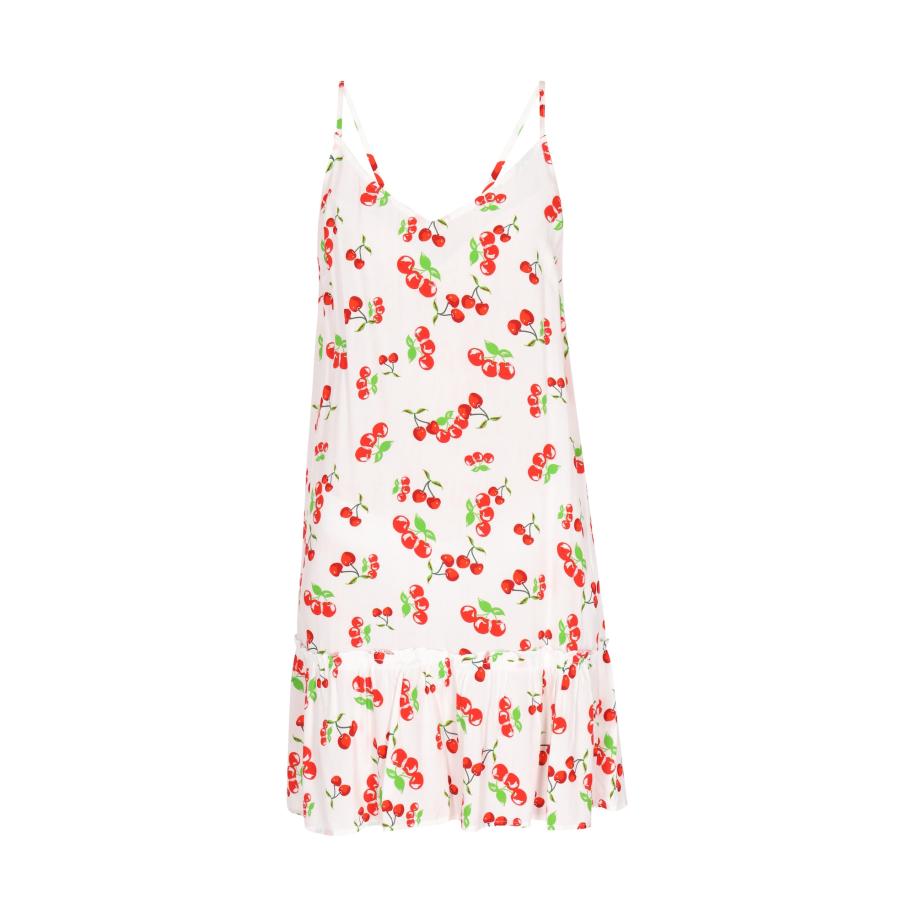 Swirly swirly Zomerjurk groen / rood / wit -