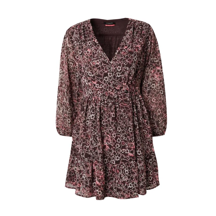 Scotch & Soda SCOTCH & SODA Jurk pink / framboos / wit -