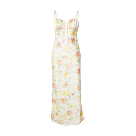 Gina Tricot Gina Tricot Zomerjurk ivoor / geel / lichtgroen / oudroze