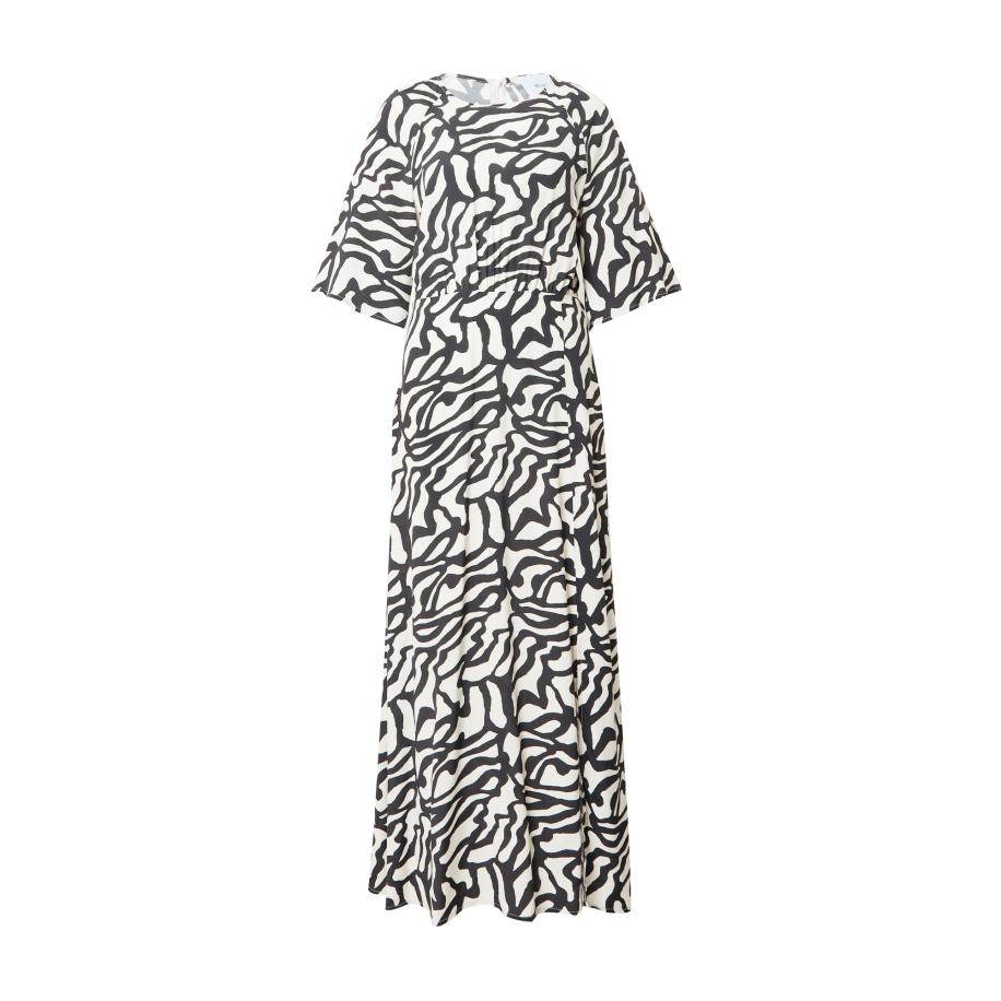 Minus minus Jurk Tiana beige / zwart -