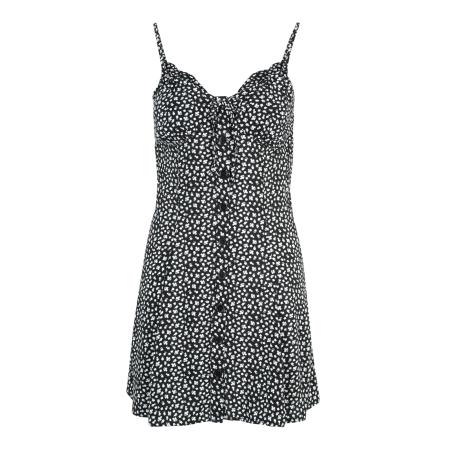 Aeropostale AÉROPOSTALE Jurk zwart / wit