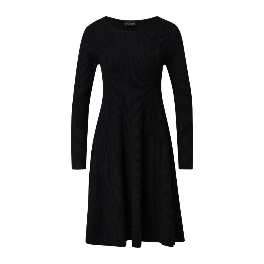 s.Oliver BLACK LABEL s.Oliver BLACK LABEL Gebreide jurk zwart -