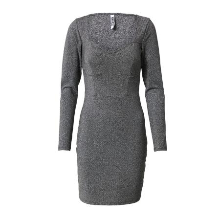 NEON & NYLON NEON & NYLON Jurk zwart / zilver