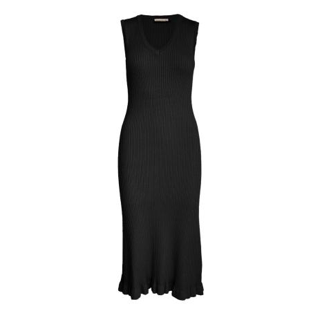 Desires DESIRES Gebreide jurk Aneli zwart