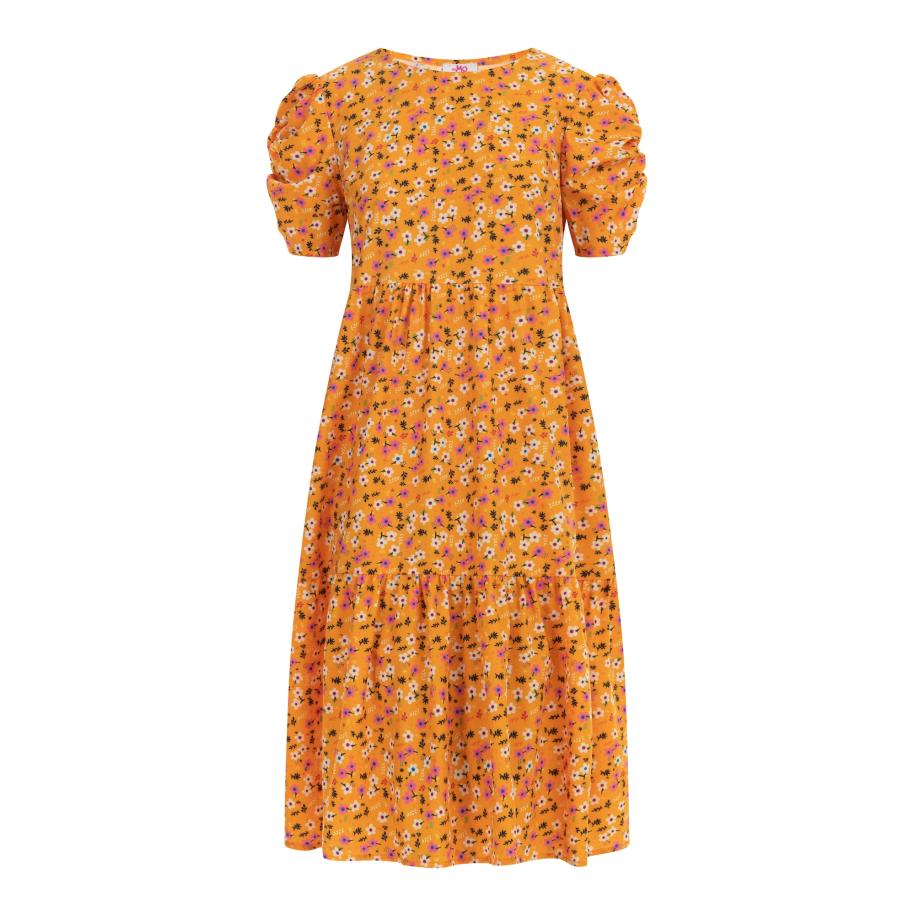 MYMO MYMO Zomerjurk gemengde kleuren / oranje -