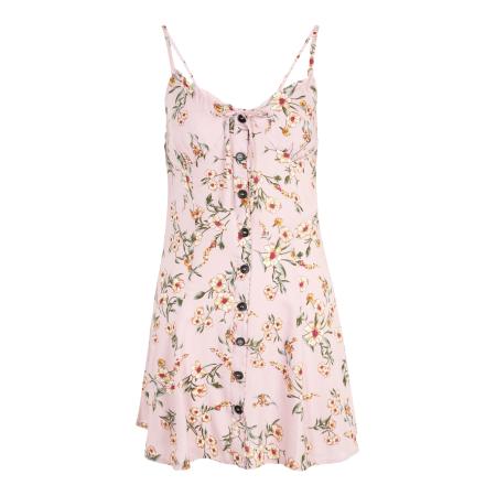 Aeropostale AÉROPOSTALE Jurk groen / donkeroranje / lichtroze / wit