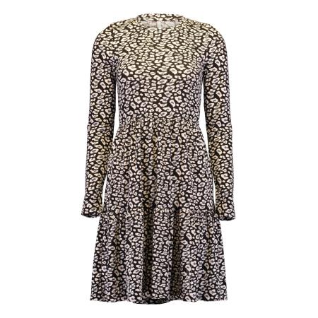 Hailys Hailys Jurk Id44a beige / bruin / rosa / zwart