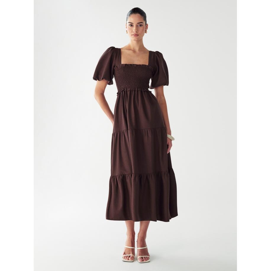 Willa Willa Jurk SUZI bruin -