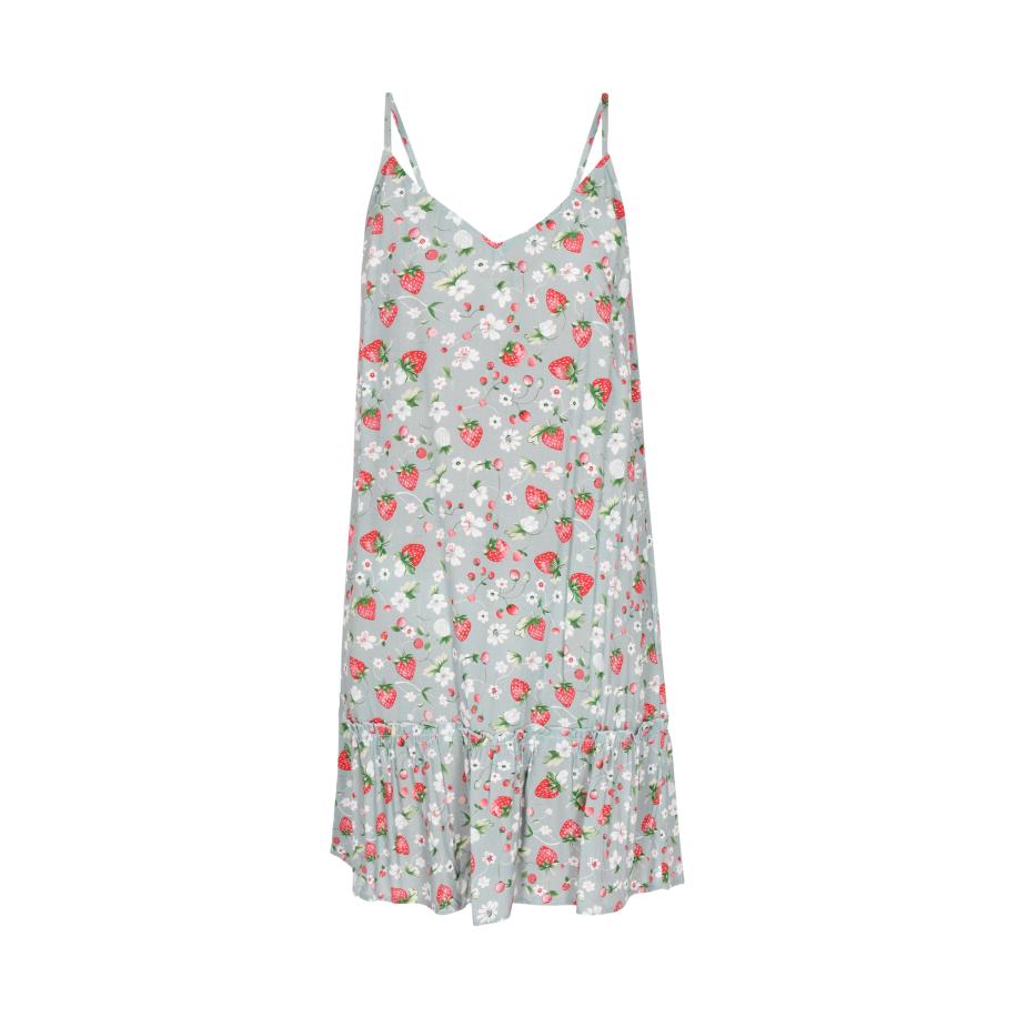 MYMO Zomerjurk groen / pastelgroen / rood / wit Groen